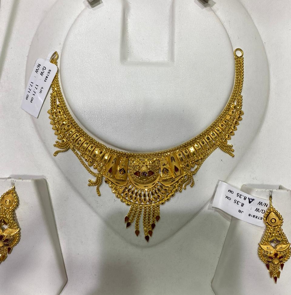 Necklace Set Designs Approx 17gm 